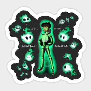 Haunting Willows Sticker